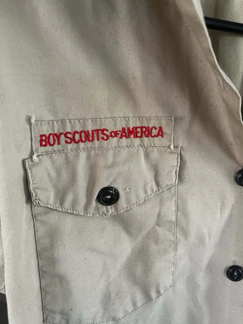 VINTAGE Boy Scouts of America Uniform Shirt Youth 18-20